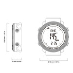 NORTH EDGE Orologio intelligente elettronico per sport all'aria aperta impermeabile multifunzione, supporto misurazione dell'umidità / previsioni meteo / misurazione della velocità, Silicone Strap