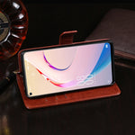 Custodia portafoglio in pelle PU per Oukitel C21 Pro