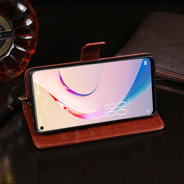 Custodia portafoglio in pelle PU per Oukitel C21 Pro