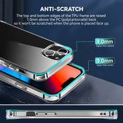 Custodia protettiva antiurto trasparente in TPU + PC, For iPhone 13, For iPhone 13 Mini, For iPhone 13 Pro, For iPhone 13 Pro Max