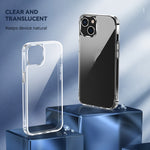 Custodia trasparente in TPU e PC per iPhone 13 Pro Max