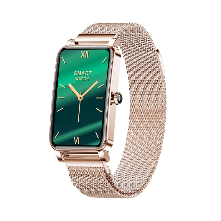 ZX19 Schermo HD da 1,45 pollici Bluetooth 5.0 IP68 Orologio intelligente da donna impermeabile, supporto monitor del sonno / promemoria ciclo mestruale / cardiofrequenzimetro / monitoraggio dell'ossigeno nel sangue, stile: cinturino milanese           ...
