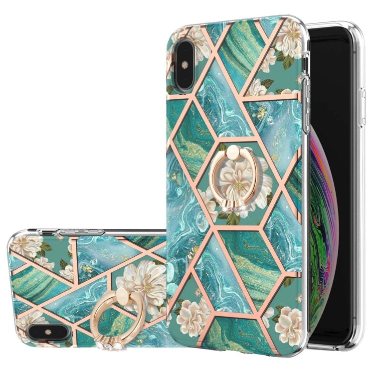 Custodia TPU con motivo marmo per iPhone 7 Plus e 8 Plus