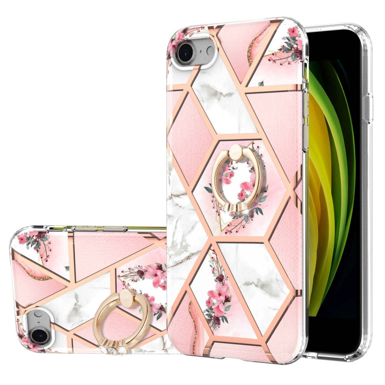Custodia TPU con motivo marmo per iPhone 7 Plus e 8 Plus