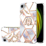 Custodia TPU con motivo marmo per iPhone 7 Plus e 8 Plus
