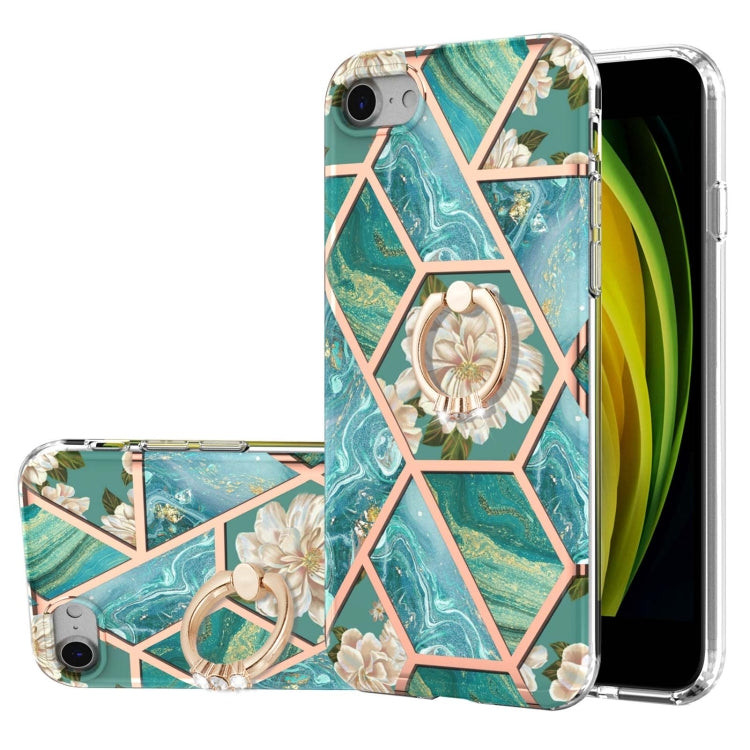 Custodia TPU con motivo marmo per iPhone 7 Plus e 8 Plus