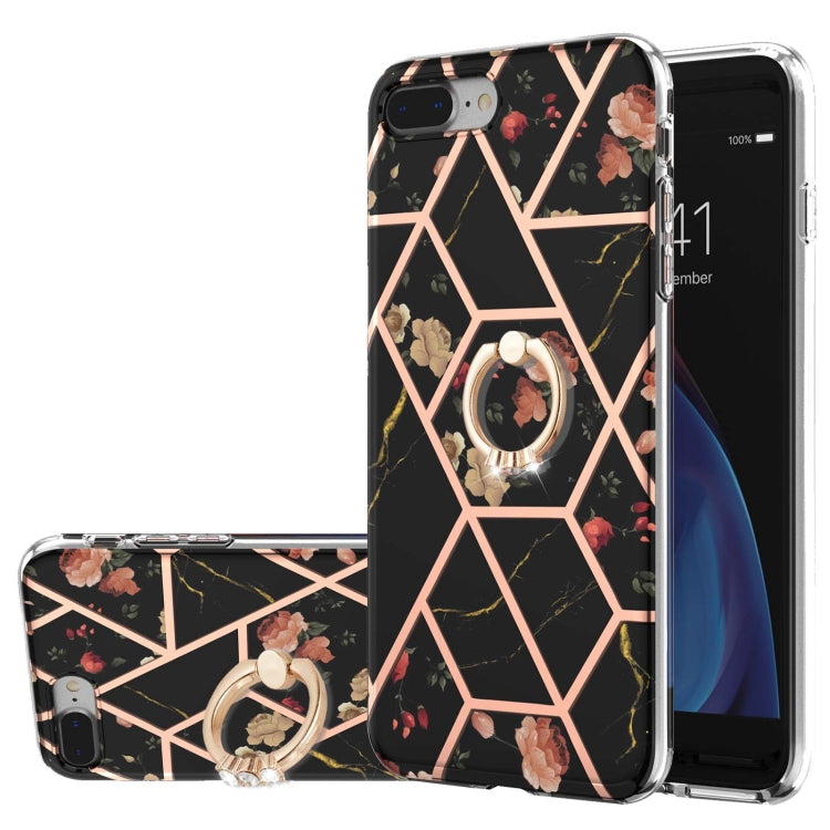 Custodia TPU con motivo marmo per iPhone 7 Plus e 8 Plus