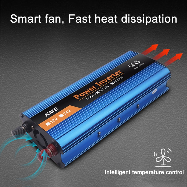 Carmaer 1200W Car Smart Multi-funzione Display digitale Inverter Convertitore di potenza per uso domestico, 12V to 220V 1200W, 24V to 220V 1200W, 36V to 220V 1200W, 48V to 220V 1200W, 60V to 220V