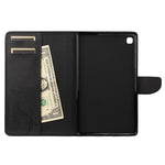 Custodia in pelle a vibrazione orizzontale con motivo a fiore di farfalla con supporto, fessure per carte e portafoglio, For Samsung Galaxy Tab A7 Lite / T220, For Samsung Galaxy Tab S6 Lite / P610