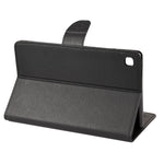 Custodia in pelle a vibrazione orizzontale con motivo a fiore di farfalla con supporto, fessure per carte e portafoglio, For Samsung Galaxy Tab A7 Lite / T220, For Samsung Galaxy Tab S6 Lite / P610