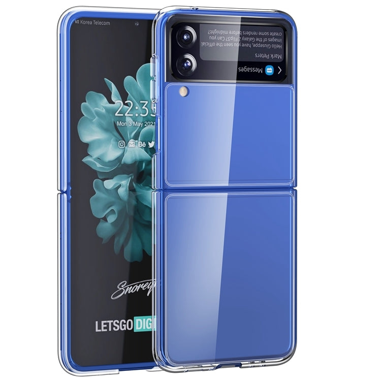 Semplice custodia antiurto in acrilico trasparente + TPU all-inclusive, For Samsung Galaxy Z Flip3 5G