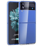 Semplice custodia antiurto in acrilico trasparente + TPU all-inclusive, For Samsung Galaxy Z Flip3 5G