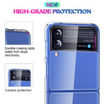 Semplice custodia antiurto in acrilico trasparente + TPU all-inclusive, For Samsung Galaxy Z Flip3 5G
