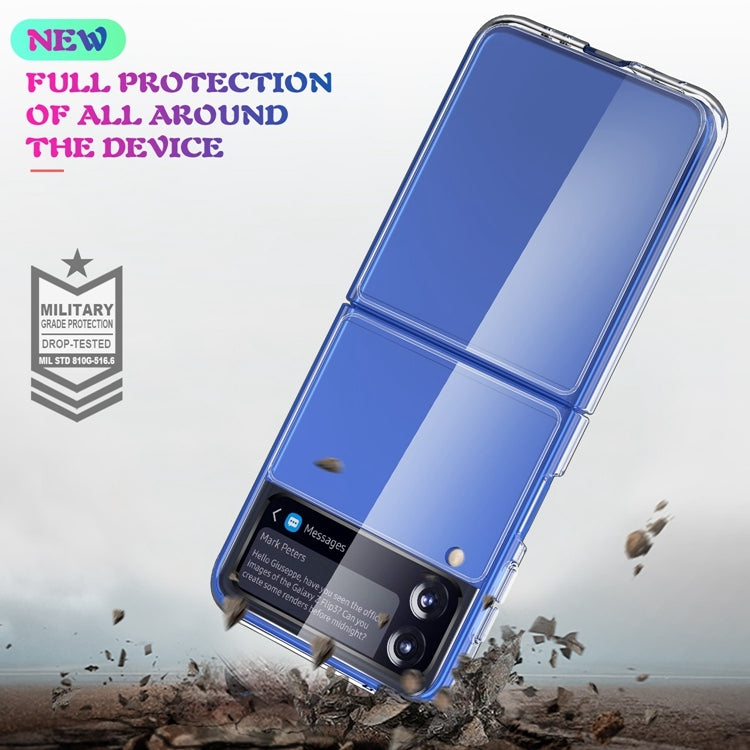 Semplice custodia antiurto in acrilico trasparente + TPU all-inclusive, For Samsung Galaxy Z Flip3 5G