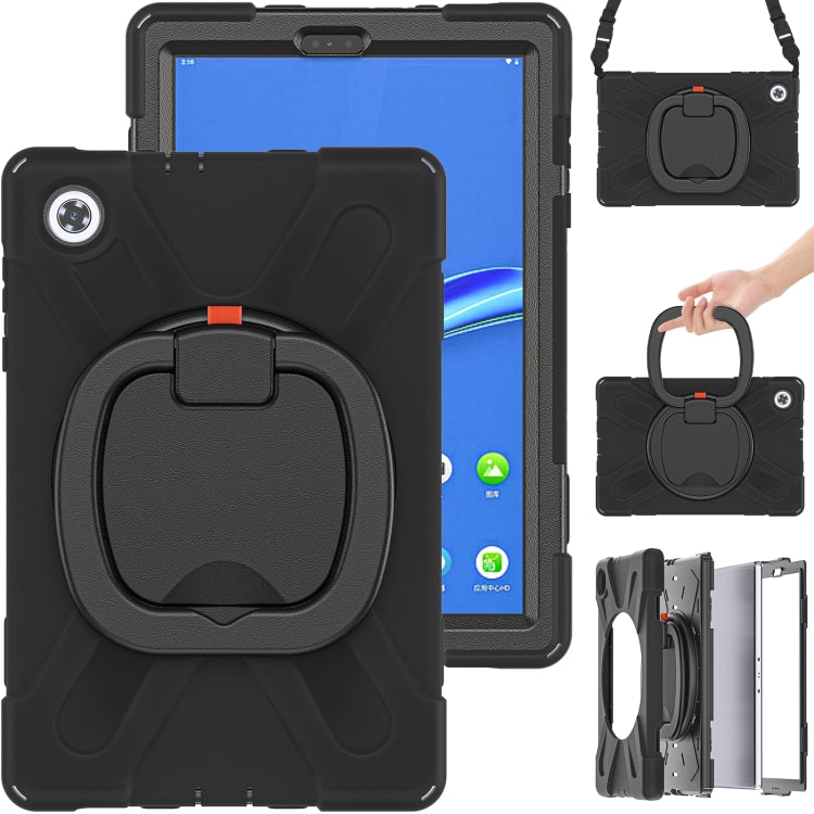 Custodia protettiva in silicone + PC con supporto e tracolla, For Lenovo Tab M10 HD 2020 X306X/F, For Lenovo Tab M10 Plus, For Lenovo XiaoXin Pad 11 / Pad 11 Plus 2021 / Pad 2022, For Samsung Galaxy Tab Active Pro / 4 Pro / 5 Pro                       ...