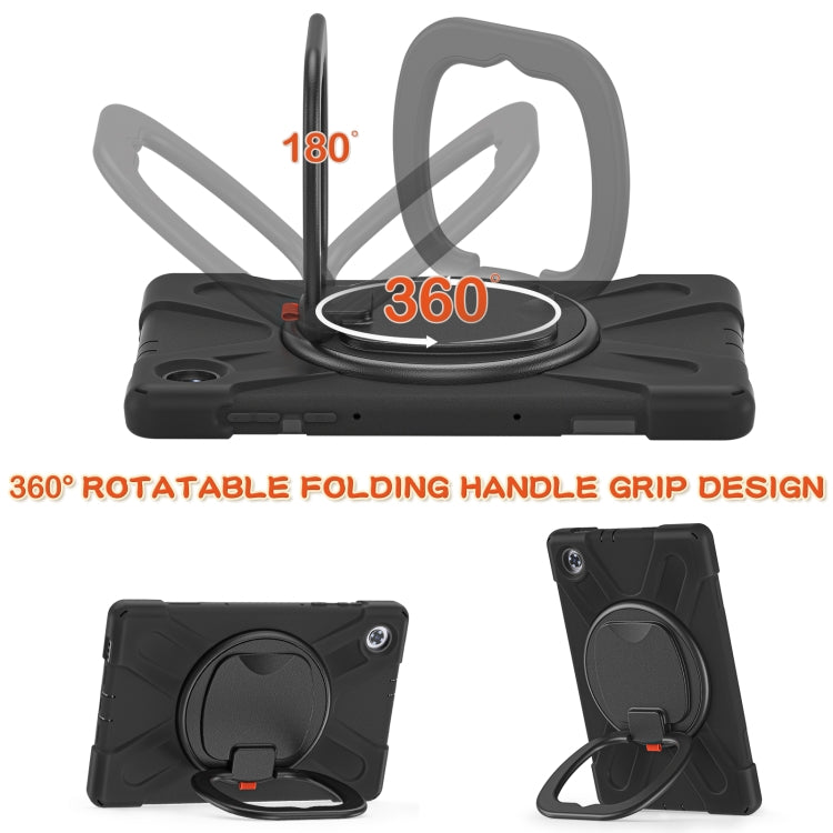 Custodia protettiva in silicone + PC con supporto e tracolla, For Lenovo Tab M10 HD 2020 X306X/F, For Lenovo Tab M10 Plus, For Lenovo XiaoXin Pad 11 / Pad 11 Plus 2021 / Pad 2022, For Samsung Galaxy Tab Active Pro / 4 Pro / 5 Pro                       ...