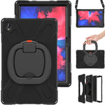 Custodia protettiva in silicone + PC con supporto e tracolla, For Lenovo Tab M10 HD 2020 X306X/F, For Lenovo Tab M10 Plus, For Lenovo XiaoXin Pad 11 / Pad 11 Plus 2021 / Pad 2022, For Samsung Galaxy Tab Active Pro / 4 Pro / 5 Pro                       ...
