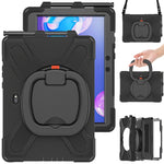 Custodia protettiva in silicone + PC con supporto e tracolla, For Lenovo Tab M10 HD 2020 X306X/F, For Lenovo Tab M10 Plus, For Lenovo XiaoXin Pad 11 / Pad 11 Plus 2021 / Pad 2022, For Samsung Galaxy Tab Active Pro / 4 Pro / 5 Pro                       ...