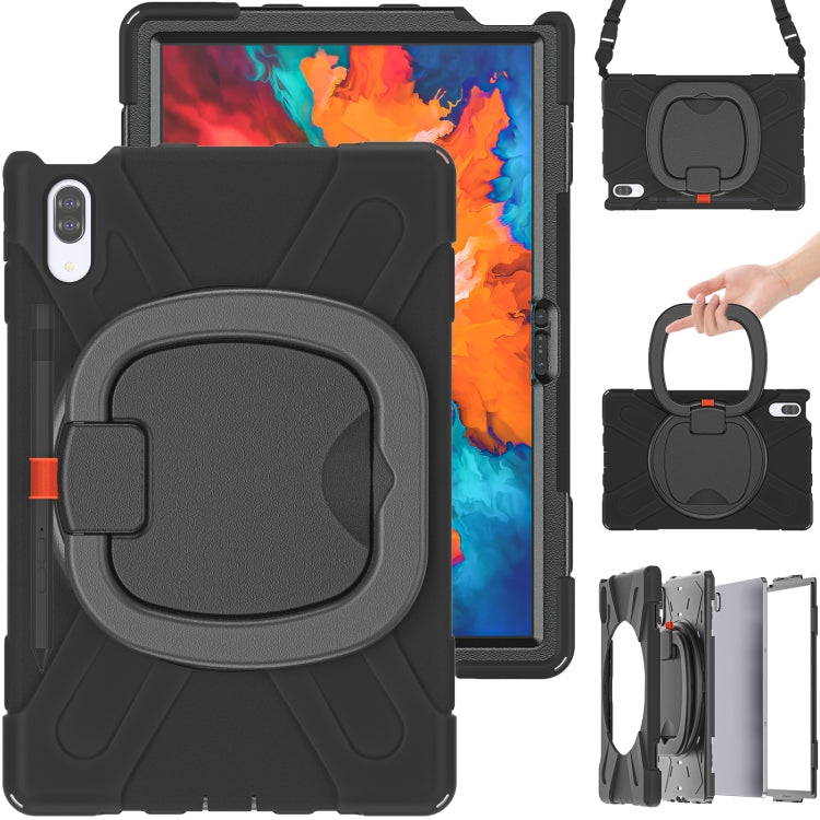 Custodia protettiva in silicone + PC con supporto e tracolla, For Lenovo Tab M10 HD 2020 X306X/F, For Lenovo Tab M10 Plus, For Lenovo XiaoXin Pad 11 / Pad 11 Plus 2021 / Pad 2022, For Samsung Galaxy Tab Active Pro / 4 Pro / 5 Pro                       ...