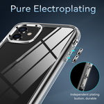 Custodia trasparente in TPU e PC per iPhone 11