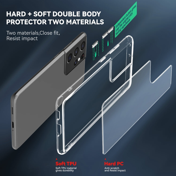 Custodia protettiva antiurto trasparente in TPU + PC, For Samsung Galaxy S21 Ultra 5G, For Samsung Galaxy A12, For Samsung Galaxy A32 5G, For Samsung Galaxy S21 5G, For Samsung Galaxy S21 FE, For Samsung Galaxy S21+ 5G