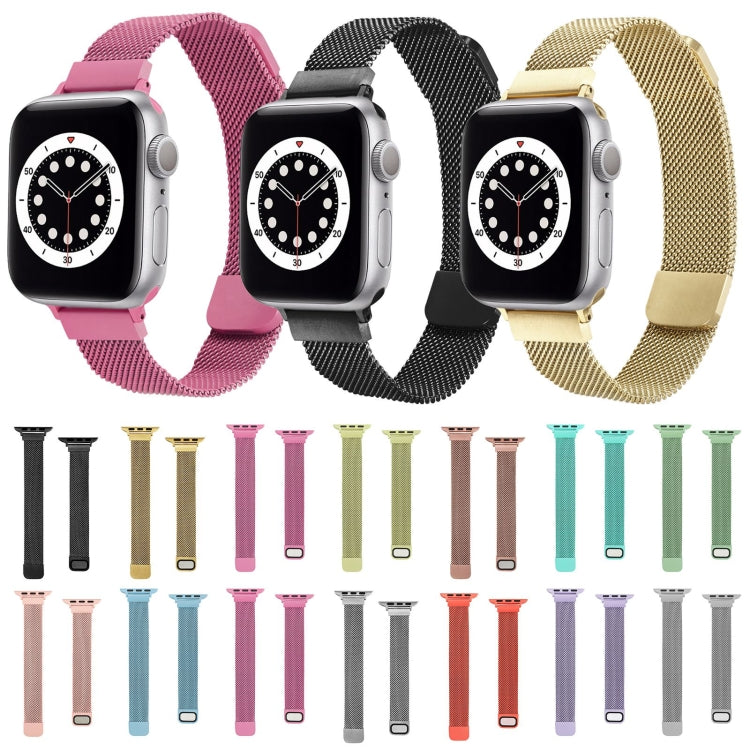 Cinturino di ricambio Milano a doppia sezione a vita piccola per la serie Apple Watch, 7 45mm / 6 & SE & 5 & 4 44mm / 3 & 2 & 1 42mm
