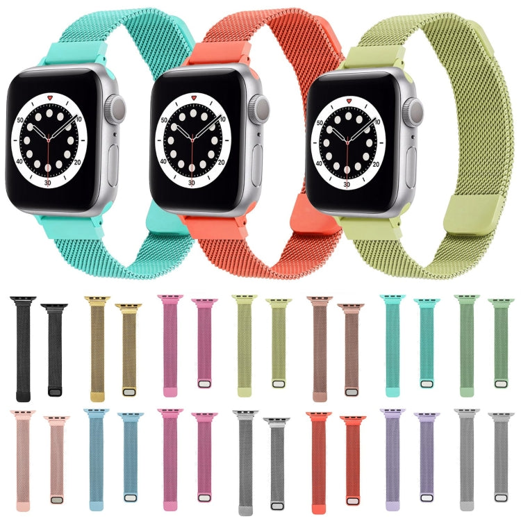 Cinturino di ricambio Milano a doppia sezione a vita piccola per la serie Apple Watch, 7 41mm / 6 & SE & 5 & 4 40mm / 3 & 2 & 1 38mm
