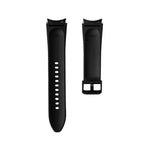 Cinturino di ricambio per cinturino con fibbia nera in silicone + pelle, For Samsung Galaxy Watch4