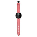 Cinturino di ricambio per cinturino con fibbia nera in silicone + pelle, For Samsung Galaxy Watch4