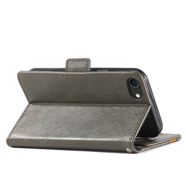 Custodia portafoglio in pelle PU con doppia fibbia per iPhone