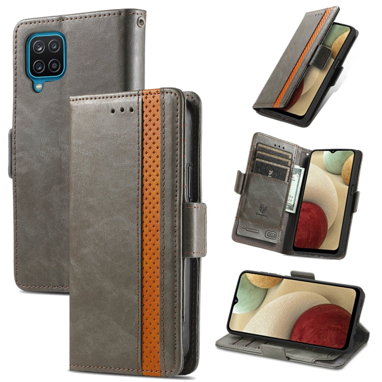 CustodiaNeo Business Custodia in pelle PU con doppia fibbia magnetica con giunzione orizzontale con supporto, slot per carte e portafoglio, For Samsung Galaxy A12, For Samsung Galaxy S21+ 5G, For Samsung Galaxy S21 5G