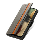 CustodiaNeo Business Custodia in pelle PU con doppia fibbia magnetica con giunzione orizzontale con supporto, slot per carte e portafoglio, For Samsung Galaxy A12, For Samsung Galaxy S21+ 5G, For Samsung Galaxy S21 5G