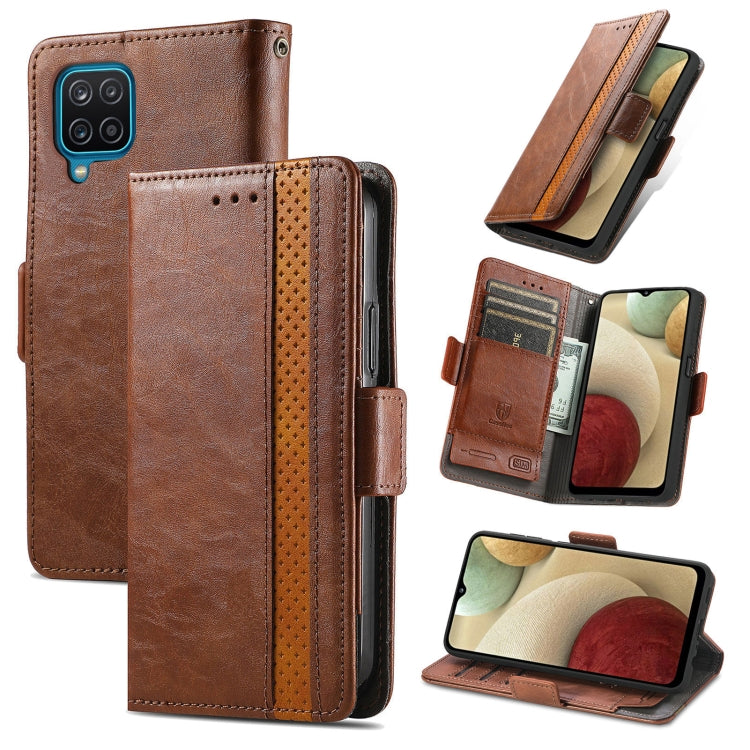 CustodiaNeo Business Custodia in pelle PU con doppia fibbia magnetica con giunzione orizzontale con supporto, slot per carte e portafoglio, For Samsung Galaxy A12, For Samsung Galaxy S21+ 5G, For Samsung Galaxy S21 5G