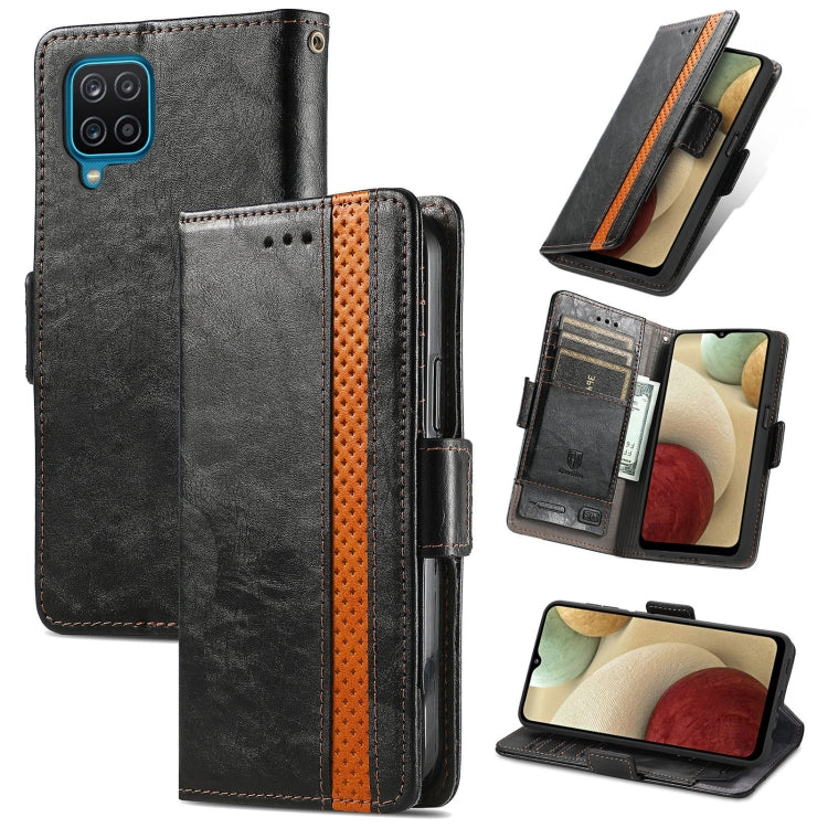 CustodiaNeo Business Custodia in pelle PU con doppia fibbia magnetica con giunzione orizzontale con supporto, slot per carte e portafoglio, For Samsung Galaxy A12, For Samsung Galaxy S21+ 5G, For Samsung Galaxy S21 5G