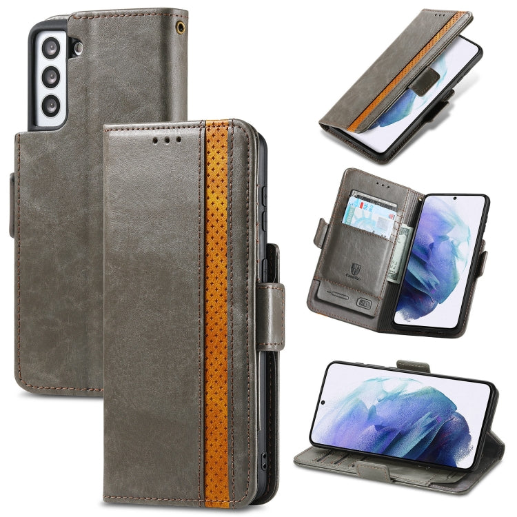 CustodiaNeo Business Custodia in pelle PU con doppia fibbia magnetica con giunzione orizzontale con supporto, slot per carte e portafoglio, For Samsung Galaxy A12, For Samsung Galaxy S21+ 5G, For Samsung Galaxy S21 5G