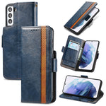 CustodiaNeo Business Custodia in pelle PU con doppia fibbia magnetica con giunzione orizzontale con supporto, slot per carte e portafoglio, For Samsung Galaxy A12, For Samsung Galaxy S21+ 5G, For Samsung Galaxy S21 5G