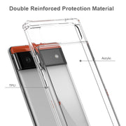 TPU antiurto antigraffio + custodia protettiva in acrilico, For Google Pixel 6, For Google Pixel 6 Pro, For Xiaomi Redmi K40 / Poco F3