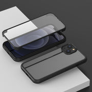 TPU antiurto + custodia protettiva in vetro a doppia faccia, For iPhone 13 mini, For iPhone 13, For iPhone 13 Pro, For iPhone 13 Pro Max
