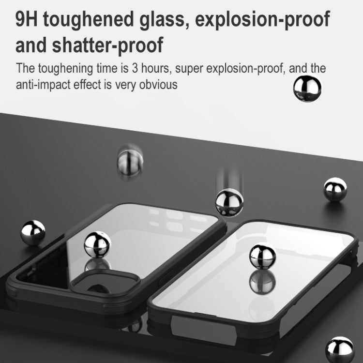 Custodia TPU con doppia faccia in vetro per iPhone 13 Pro Max