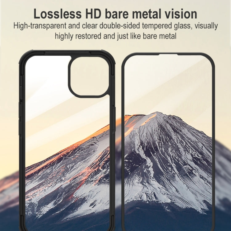 Custodia TPU con doppia faccia in vetro per iPhone 13 Pro Max