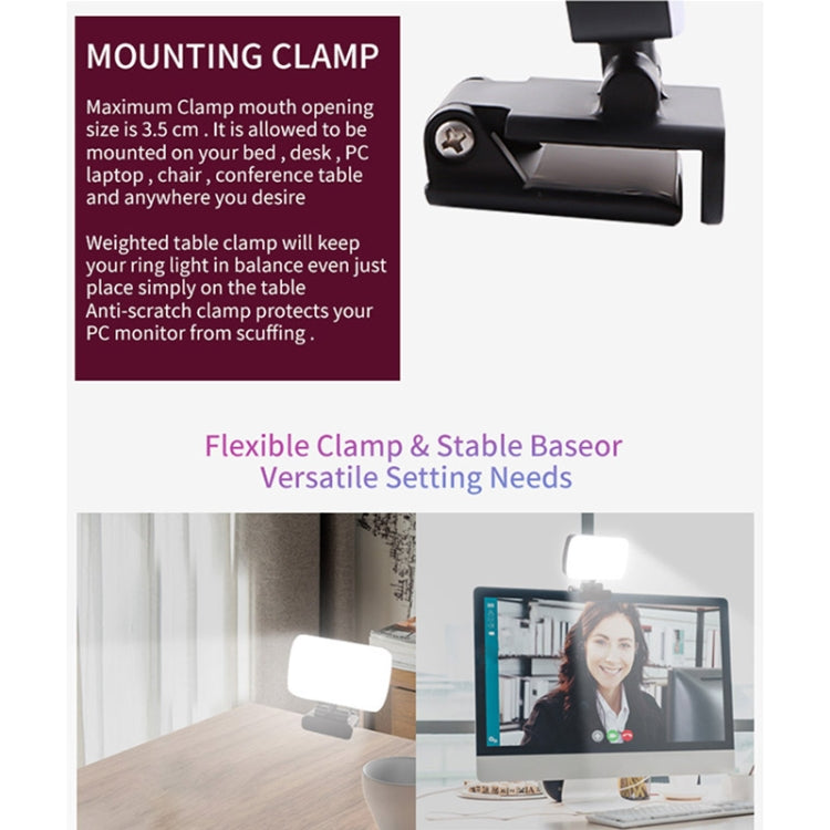 Luce LED da tavolo USB regolabile 10 livelli 3000-6500K