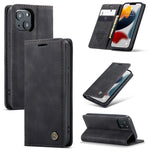 Custodia portafoglio in pelle con slot carte per iPhone 13