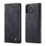 Custodia portafoglio in pelle con slot carte per iPhone 13