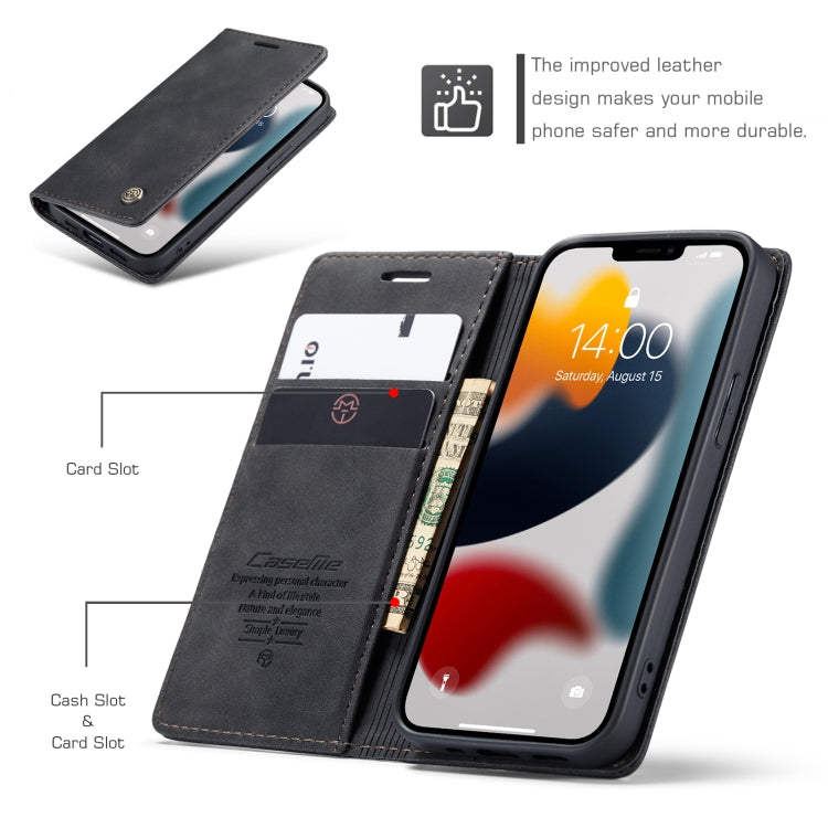 Custodia portafoglio in pelle con slot carte per iPhone 13