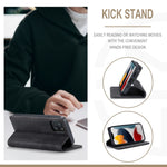Custodia portafoglio in pelle con slot carte per iPhone 13