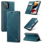 Custodia portafoglio in pelle con slot carte per iPhone 13