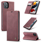 Custodia portafoglio in pelle con slot carte per iPhone 13