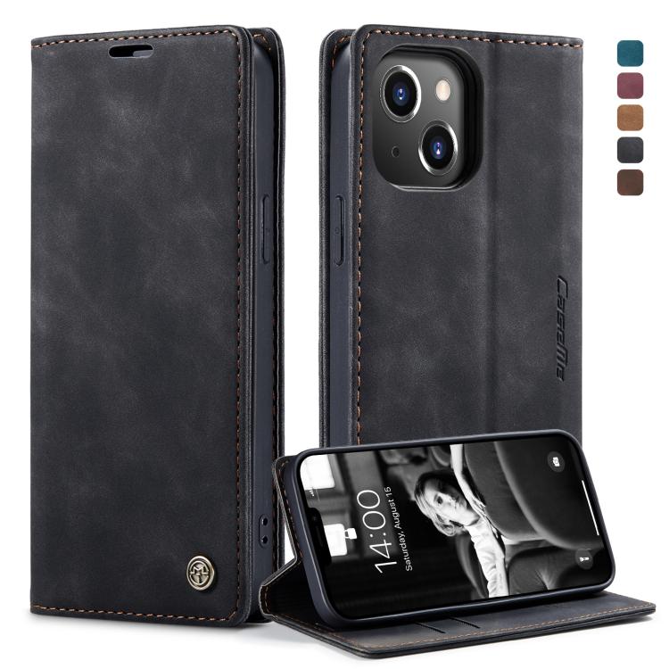 Custodia portafoglio in pelle con slot carte per iPhone 13