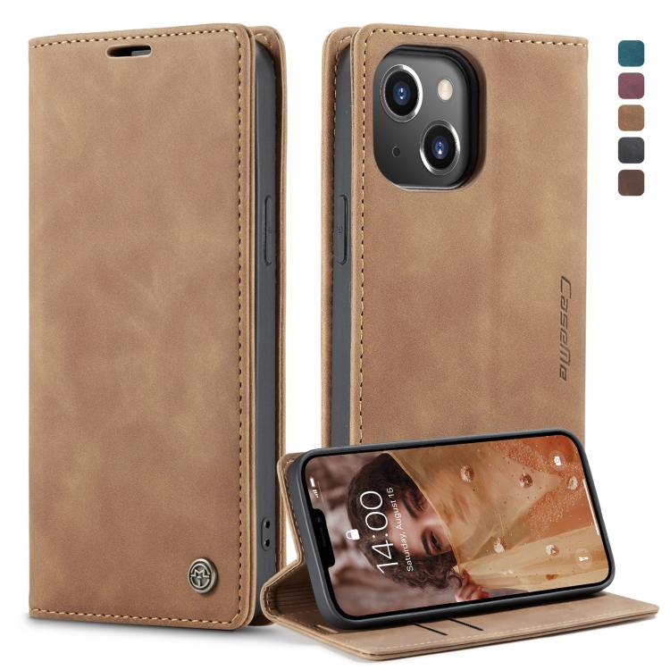 Custodia portafoglio in pelle con slot carte per iPhone 13