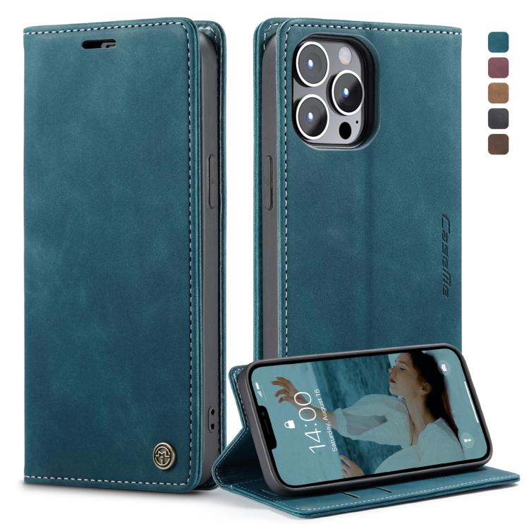 Custodia portafoglio in pelle con slot carte per iPhone 13